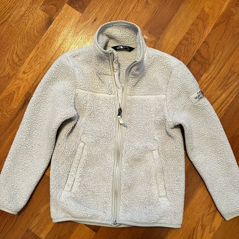 Girls Sherpa North Face jacket